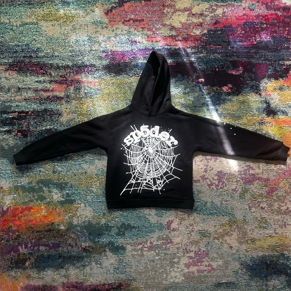 Black & White Sp5der Hoodie